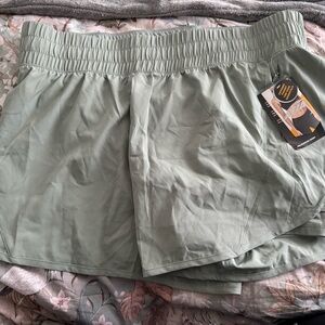 Avia Women's Athletic Shorts in Sage